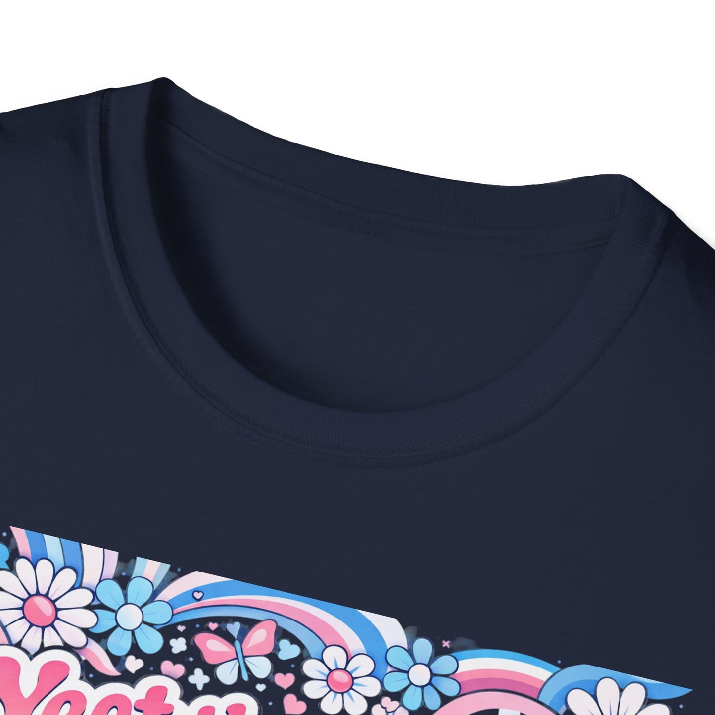 Transgender Colors Tee — "Yeet The Tits. Save The Nips."