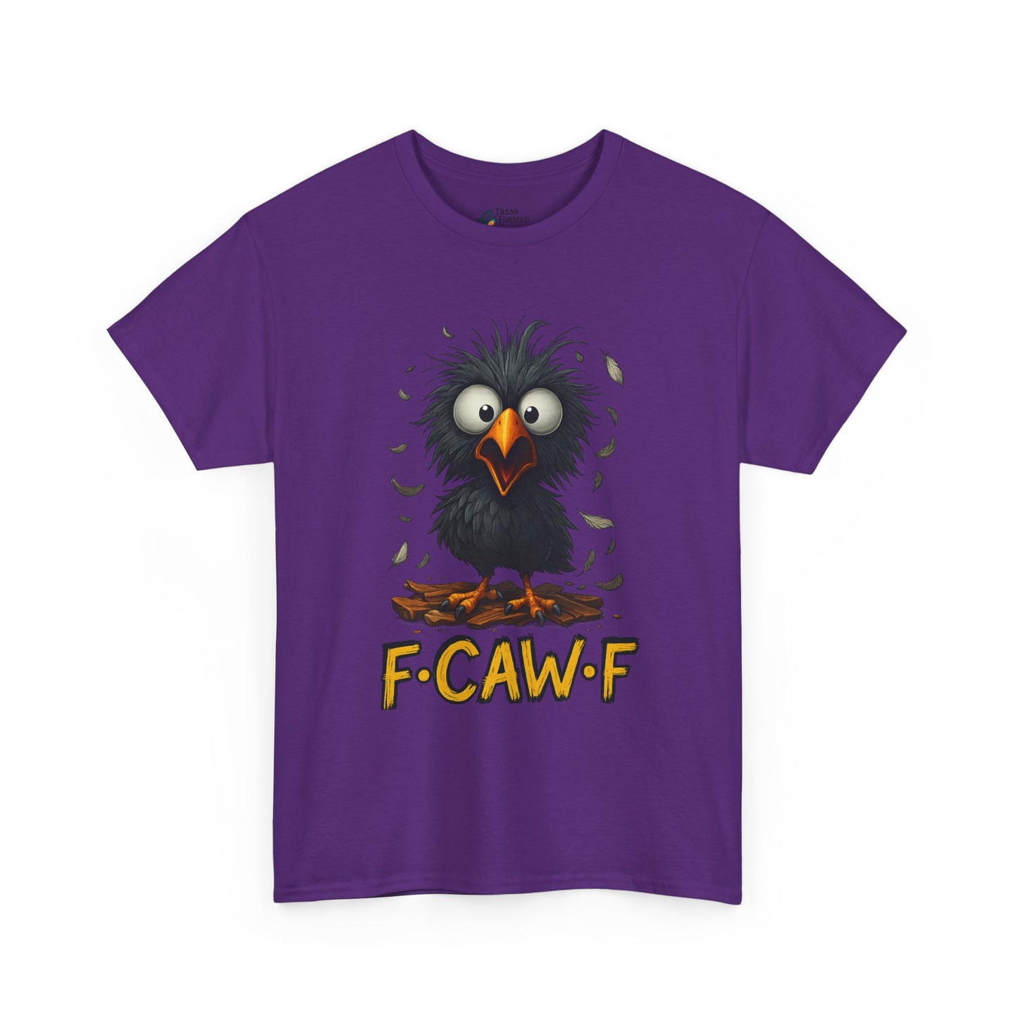 Funny Fowl Unisex Heavy Cotton Tee - Perfect for Bird Lovers, Casual Wear, Gifts, and Celebrating Special Occasions, Humorous Animal Shirt