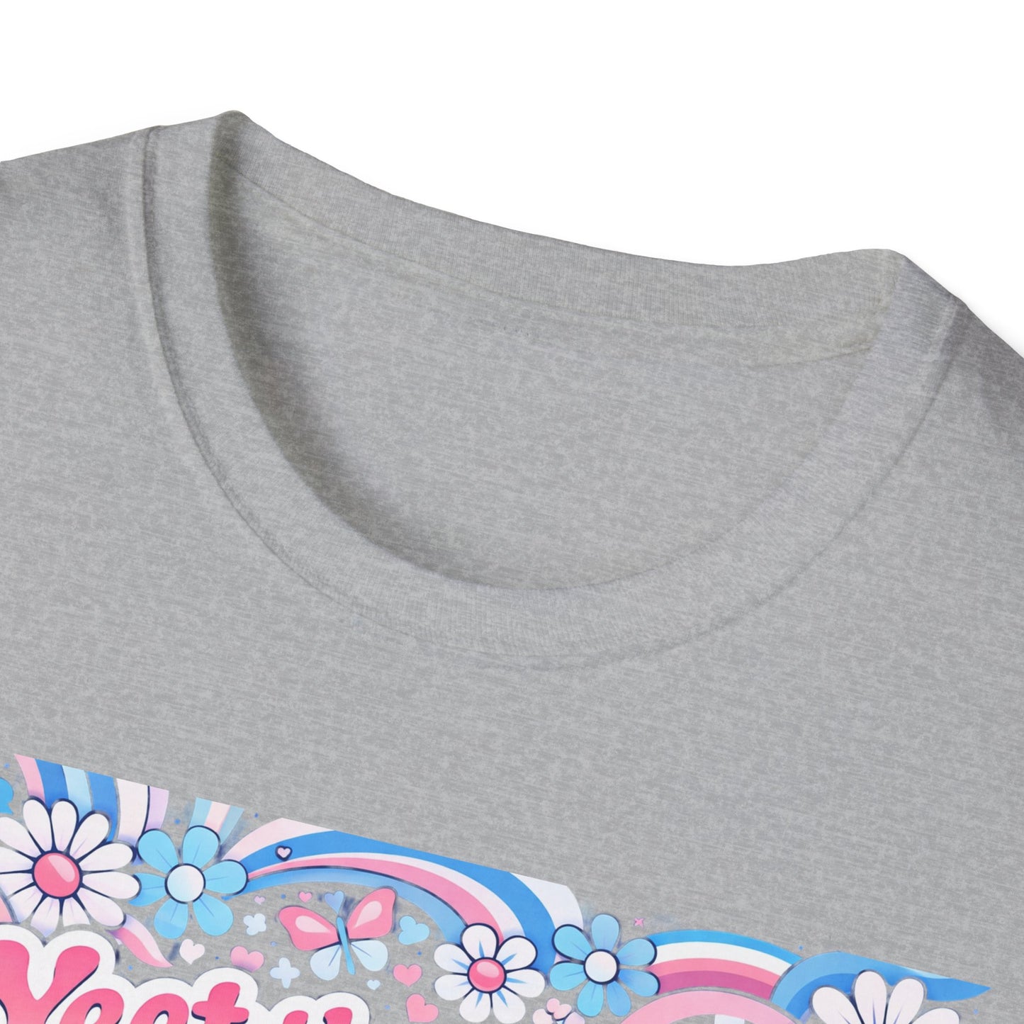 Transgender Colors Tee — "Yeet The Tits. Save The Nips."