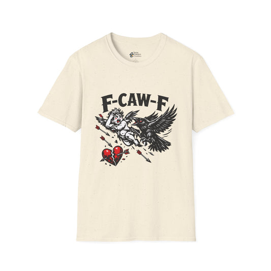 F-CAW-F Anti-Valentine Crow Tee | Funny Valentine’s Day Shirt