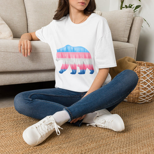 Transgender Pride Maine Bear T-Shirt