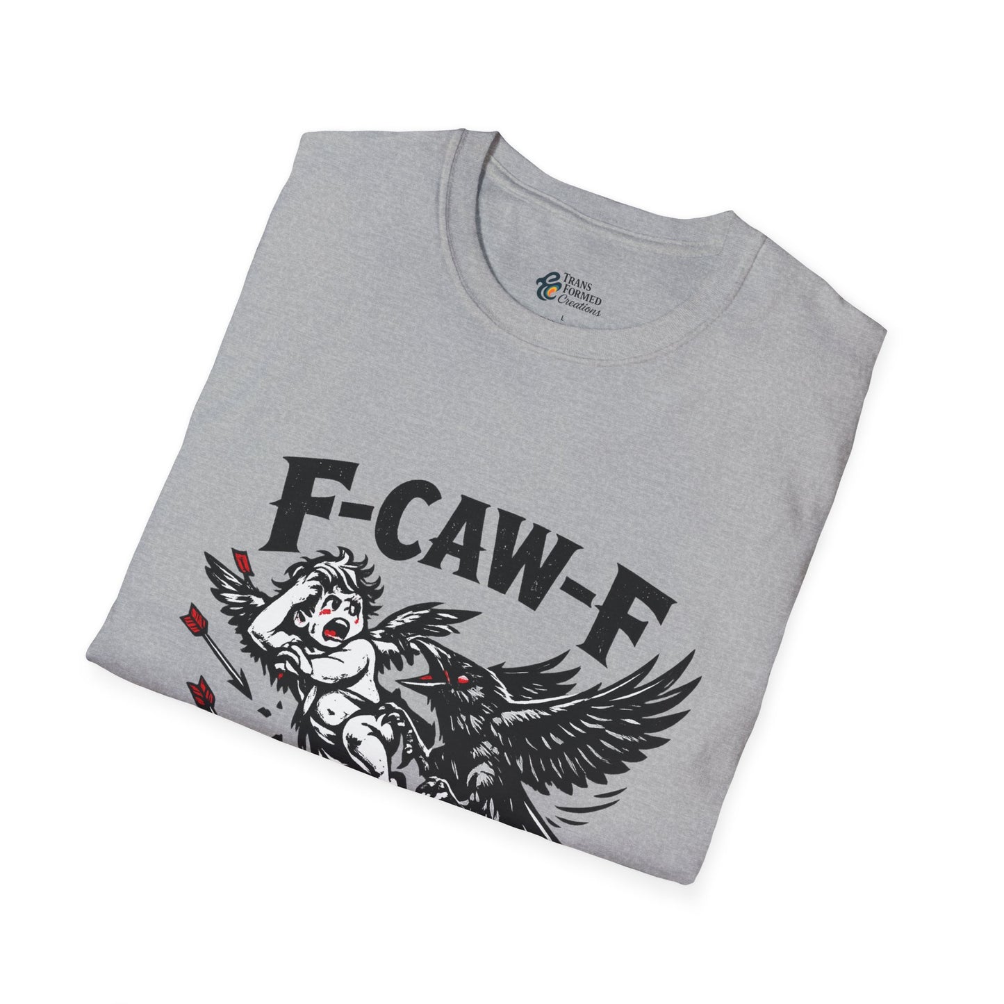 F-CAW-F Anti-Valentine Crow Tee | Funny Valentine’s Day Shirt