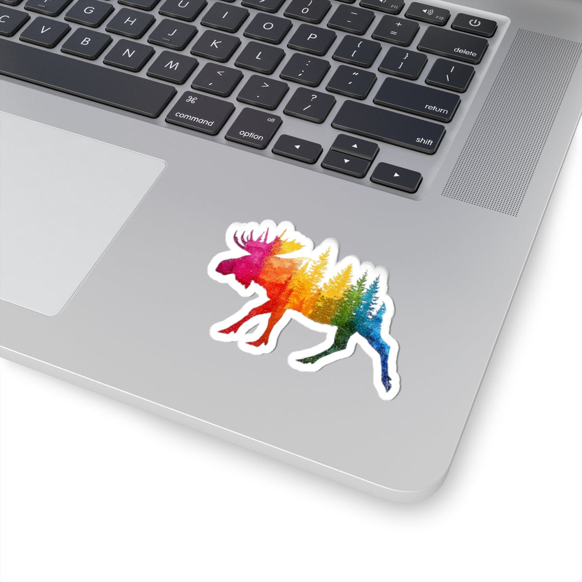 Pride Moose Sticker — Kiss-Cut Decal