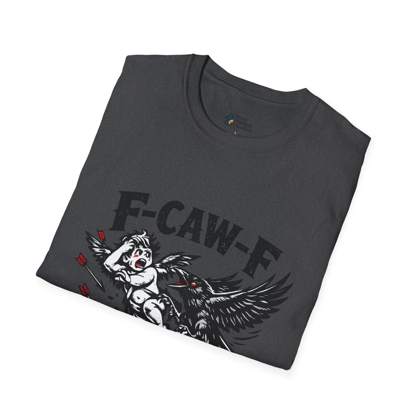 F-CAW-F Anti-Valentine Crow Tee | Funny Valentine’s Day Shirt