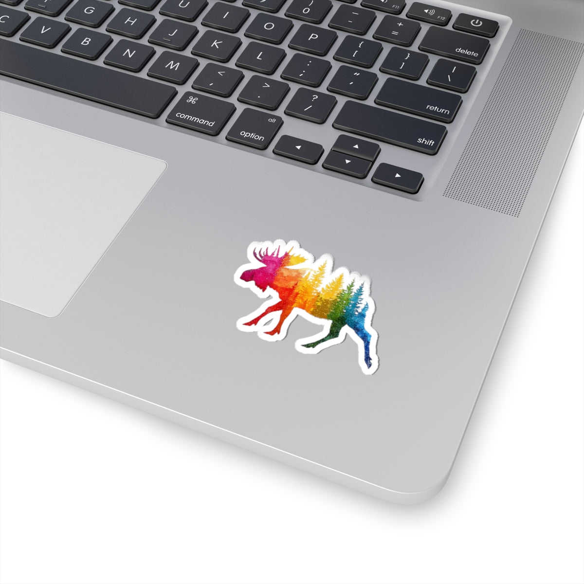 Pride Moose Sticker — Kiss-Cut Decal