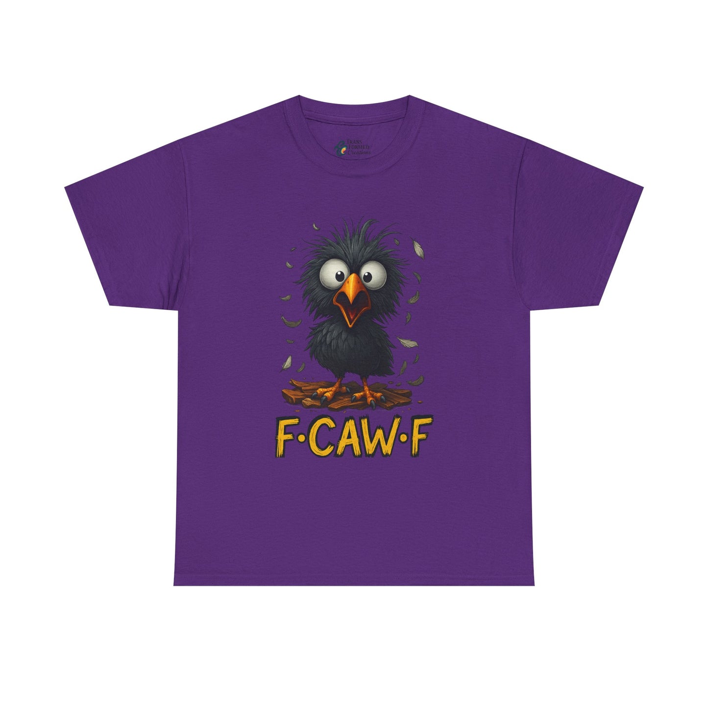 Funny Fowl Unisex Heavy Cotton Tee - Perfect for Bird Lovers, Casual Wear, Gifts, and Celebrating Special Occasions, Humorous Animal Shirt