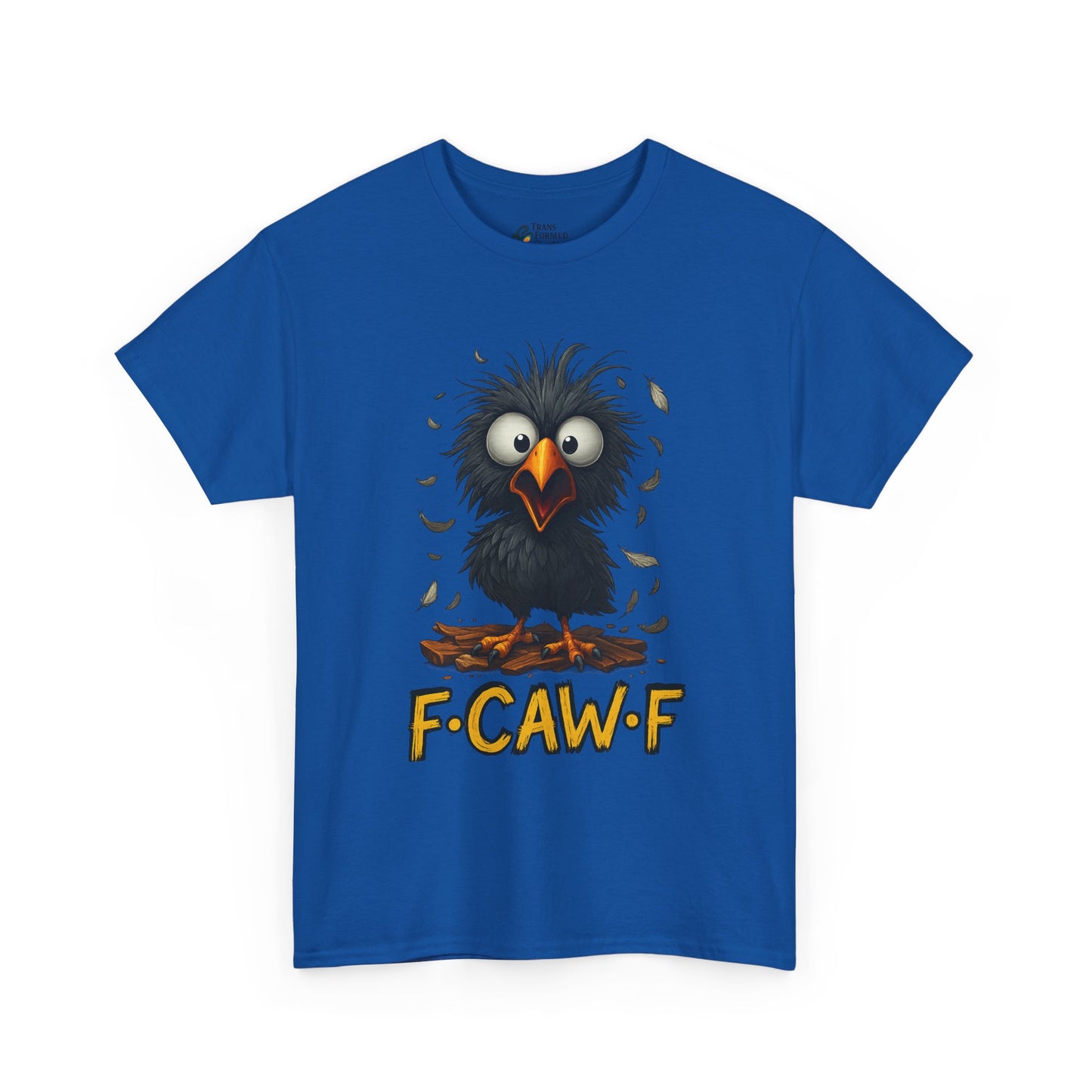Funny Fowl Unisex Heavy Cotton Tee - Perfect for Bird Lovers, Casual Wear, Gifts, and Celebrating Special Occasions, Humorous Animal Shirt