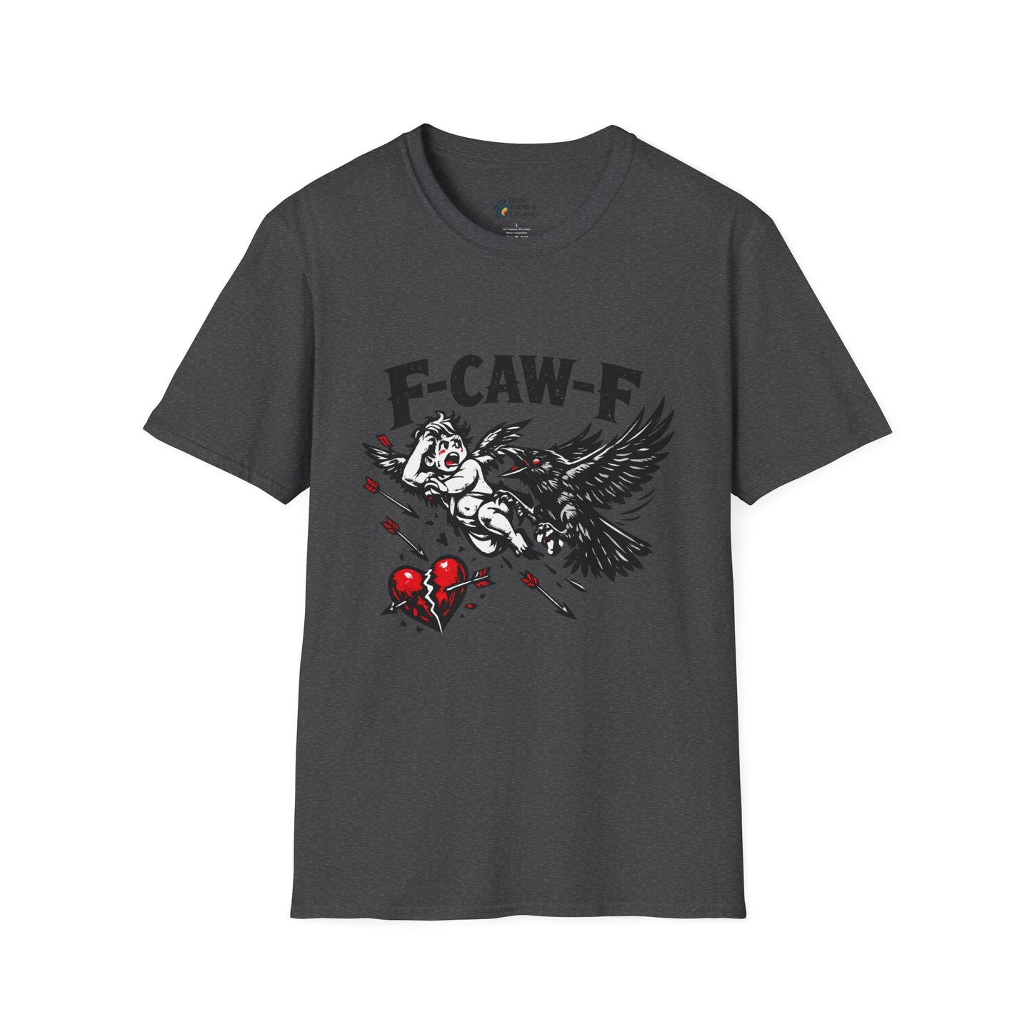 F-CAW-F Anti-Valentine Crow Tee | Funny Valentine’s Day Shirt